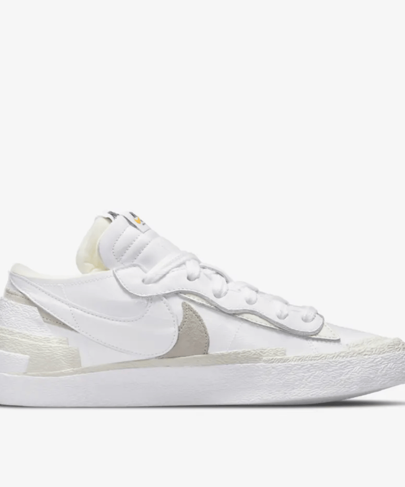 送料込/国内最安値】新品NIKE BLAZER LOW/SACAI White Patent