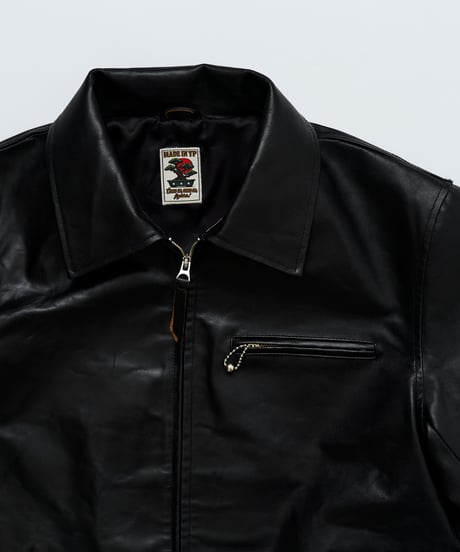 MADE IN YP | RE:LORE『VINTAGE HORSEHIDE RIDERS JACKET』"NO BACK PRINT"｜無地.ver