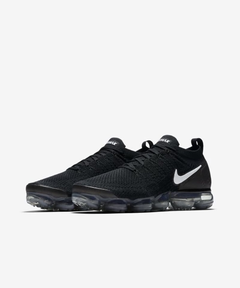 送料込/最安値】新品NIKE VAPORMAX FLYKNIT 2 Black White ...