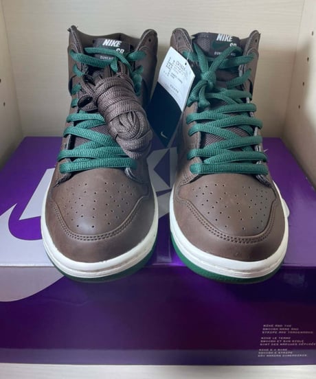 【送料込/最安値】新品 NIKE SB DUNK HIGH PRO "BAROQUE BROWN"