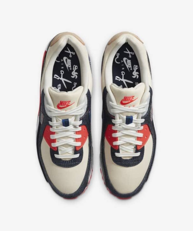 送料込/最安値】新品 NIKE AIR MAX 90 DENHAM DENIM/INFRAR