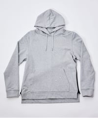【超撥水・メディアで話題】プルオーバーサイドファスナーパーカー杢グレー Pullover Side Zip Hooded Sweatshirt Heather Gray