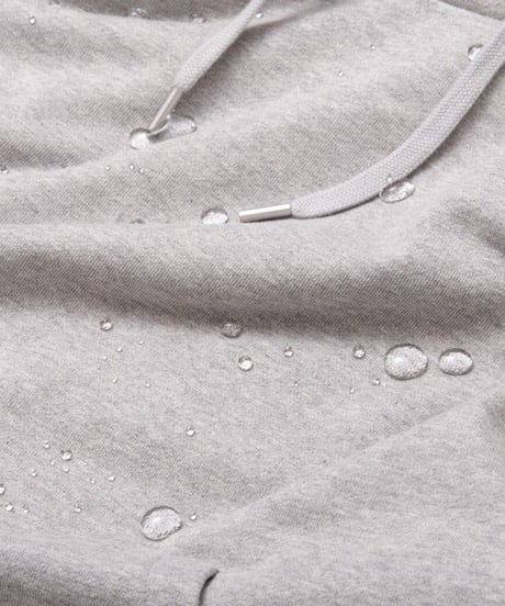 【超撥水】Pullover Side Zip Hooded Sweatshirt T/GRY　19S-103
