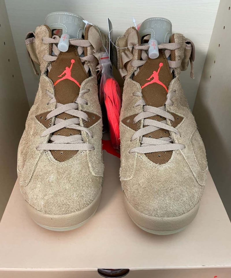 【送料込み／新品未使用】Travis Scott  Air Jordan 6 NIKE 28cm 未使用品 Travis Scott × トラビススコット ナイキ