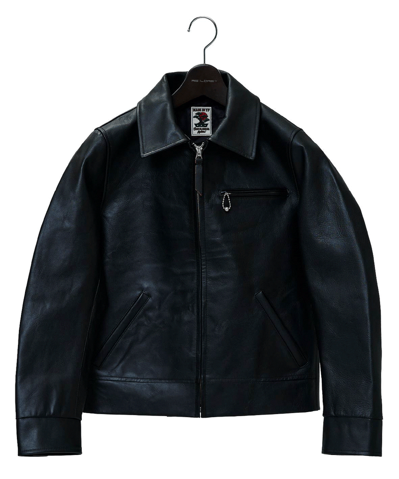euro vintage made in Italy カウレザージャケット 絶品変化球！ 80s～ Euro Vintage Leather Jacket ユーロ レザー