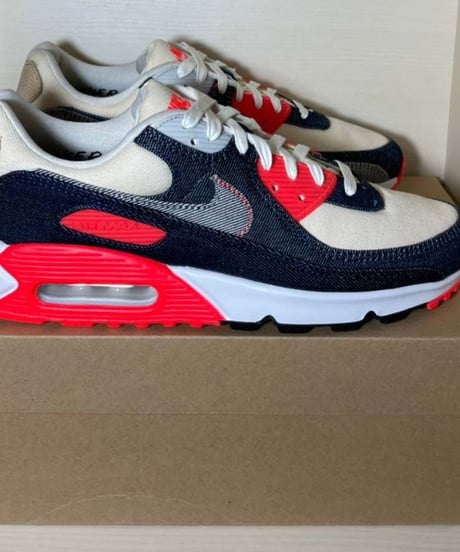 【送料込/最安値】新品 NIKE AIR MAX 90 DENHAM DENIM/INFRARED