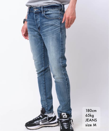 【サンプルも全て完売御礼】14.5OZ／ヘビーオンスハイパーストレッチデニムパンツ　Vintage Mid Blue／ヴィンテージミッドブルー