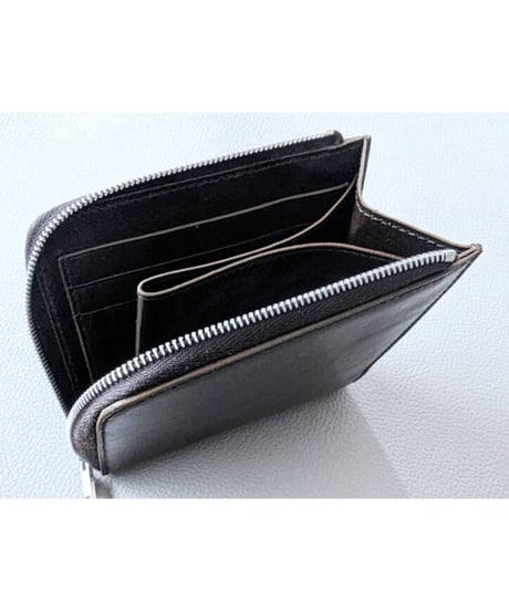 【送料込/新品/正規品】JIL SANDER ジル サンダーL字ファスナーミニウォレット コンパクト財布 薄型 2つ折り