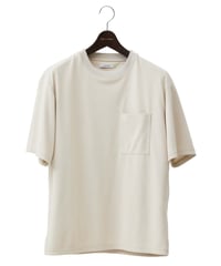 【最後の1着・再入荷なし】ご支援額：850万円／メディア多数掲載／日本製・究極の手ぶら・特許超撥水Tシャツ『THE PERFECT TEE』BEIGE／ベージュ