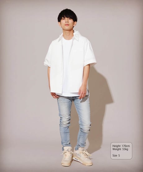 【SAMPLE品／1着限定】4,000円お得！THE WISDOM 4WAY SHIRT WHITE