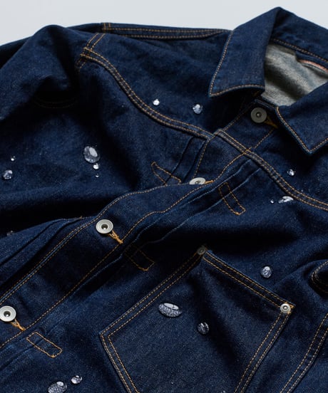 【限定1着】MADE IN YP | RE:LORE『VINTAGE SELVEDGE DENIM JACKET』 INDIGO｜ポケットにタグ無し（別付け）