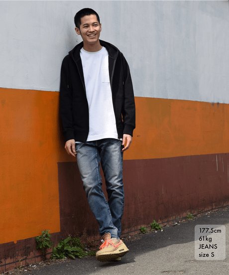 【サンプルも全て完売御礼】14.5OZ／ヘビーオンスハイパーストレッチデニムパンツ　Vintage Mid Blue／ヴィンテージミッドブルー