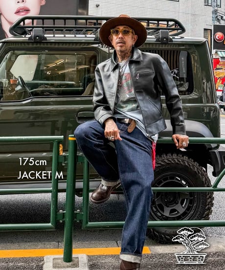 MADE IN YP | RE:LORE『VINTAGE HORSEHIDE RIDERS JACKET』"NO BACK PRINT"｜無地.ver