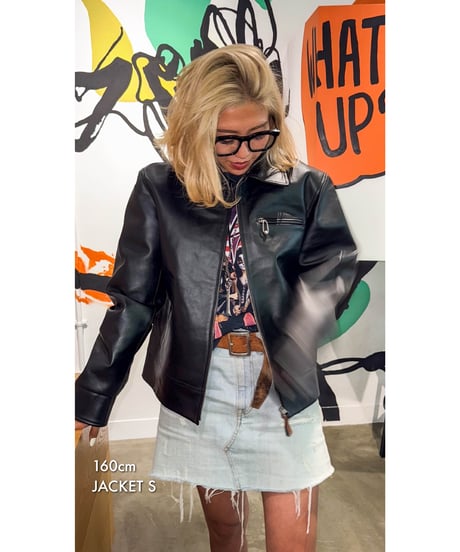 MADE IN YP | RE:LORE『VINTAGE HORSEHIDE RIDERS JACKET』"NO BACK PRINT"｜無地.ver