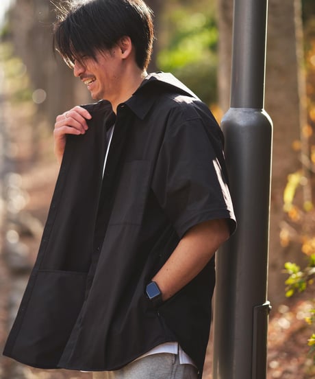 【SAMPLE品／1着限定】4,000円お得！ THE WISDOM 4WAY SHIRT BLACK