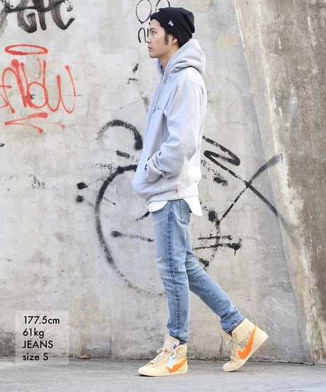 【ラスト1着・超撥水・脚長効果】14.5OZ／ヘビーオンスハイパーストレッチデニムパンツ Vintage Light Blue／ライトブルー／淡色