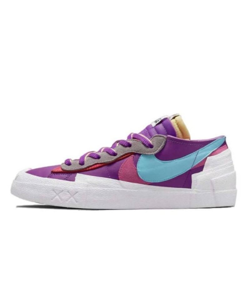 定価以下／激安販売】新品NIKE BLAZER LOW/SACAI/KAWS ブレーザー L