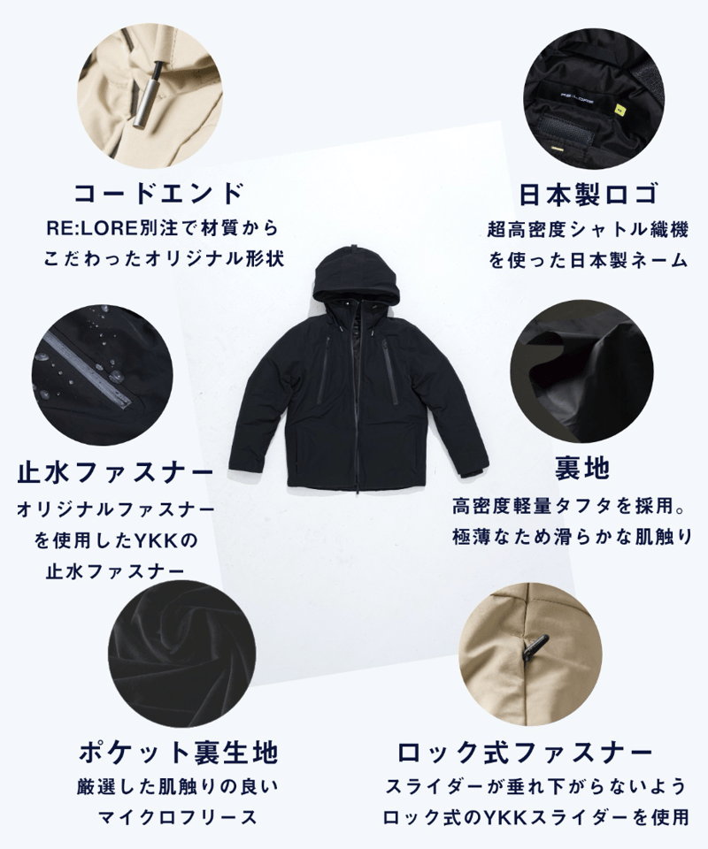 新品RE:RORE THEWISDOM 2WAYDOWN PARKA XL 紺 新品RE:RORE THEWISDOM 2WAYDOWN PARKA XL 紺 【公式通販】