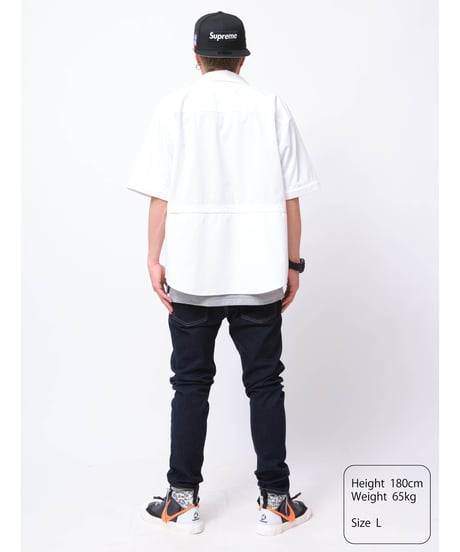 【SAMPLE品／1着限定】4,000円お得！THE WISDOM 4WAY SHIRT WHITE