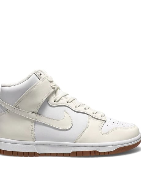【定価以下／激安販売】NIKE  WMNS DUNK HIGH ホワイトセイルガムソールWHITE/SAIL-GUM MED BROWN