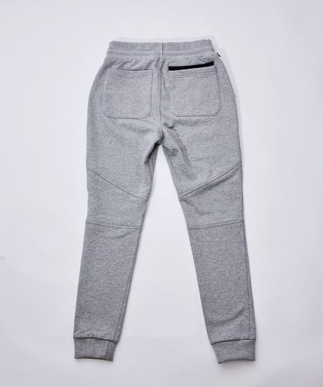 【奇跡の再入荷・1着限定】脚が長く見える5ポケットスウェットパンツ／Slim-fit Tapered Sweat Pants 杢グレー／GREY