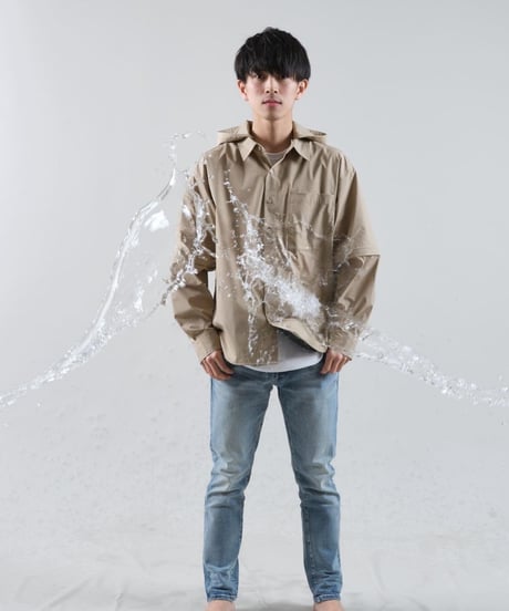 【㊗️完売御礼】再入荷なし THE WISDOM 4WAY SHIRT BEIGE
