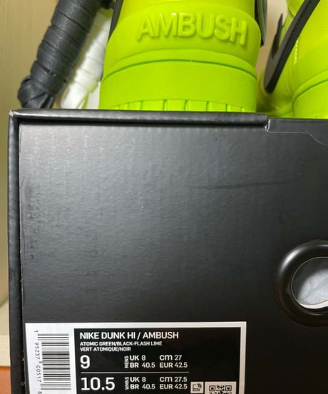 【送料込/最安値】新品NIKE DUNK HI／AMBUSH®️