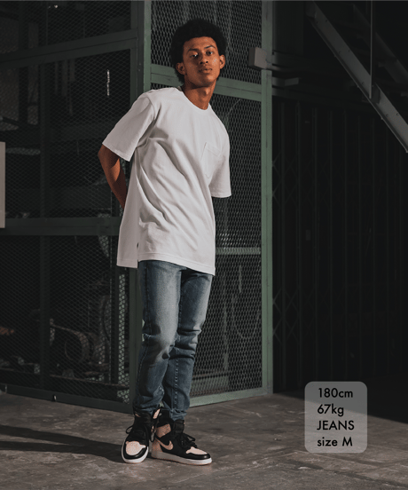 【サンプルも全て完売御礼】14.5OZ／ヘビーオンスハイパーストレッチデニムパンツ　Vintage Mid Blue／ヴィンテージミッドブルー