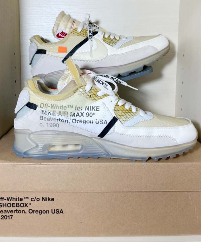 送料込/最安値】美品NIKE THE TEN : AIR MAX 90／Off-White﻿...