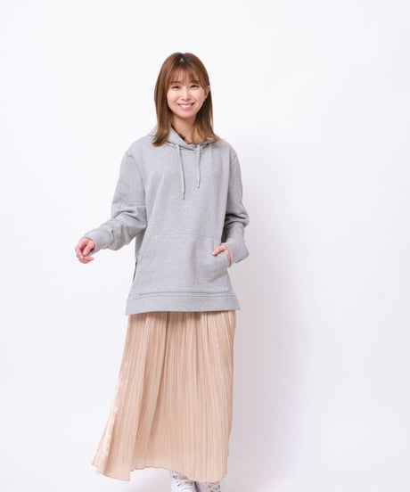 【超撥水】Pullover Side Zip Hooded Sweatshirt T/GRY　19S-103
