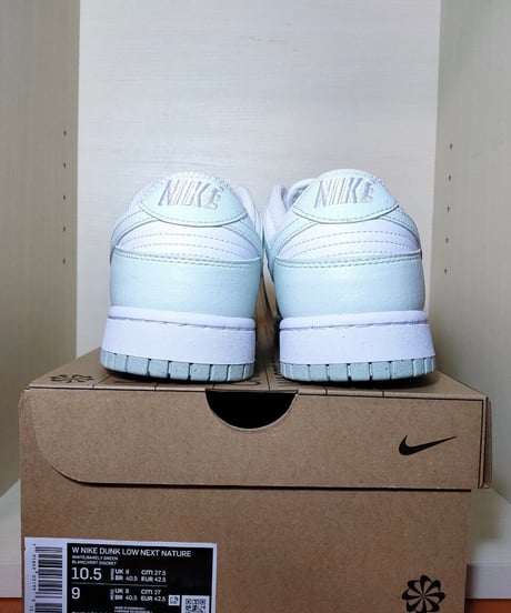 【送料込/最安値】NIKE W DUNK LOW NEXT NATURE WHITE/BARELY GREEN