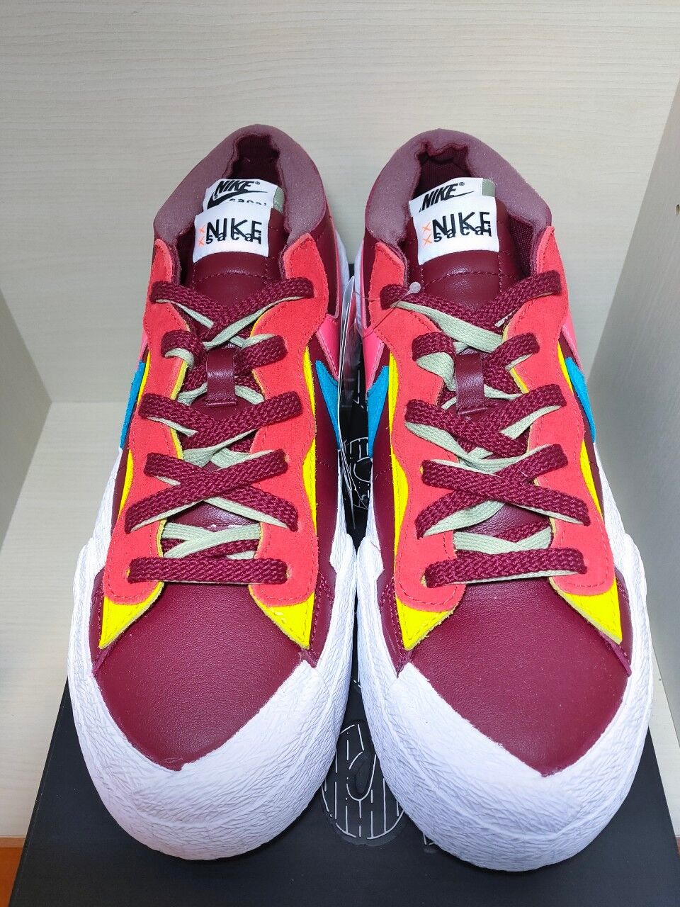 送料込/実質定価販売】NIKE BLAZER LOW/SACAI/KAWS ブレーザー LO