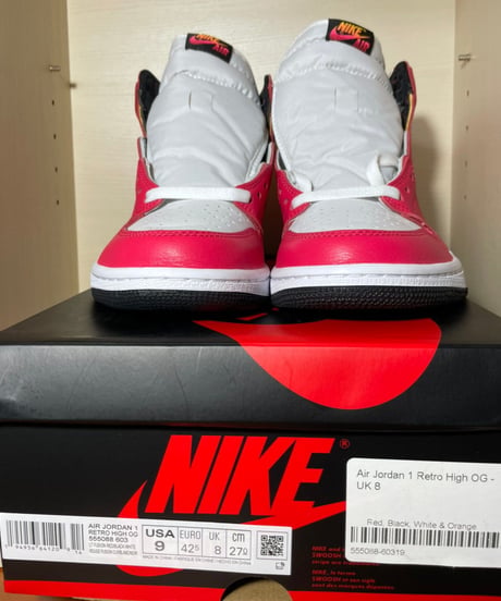 【定価以下販売】新品NIKE AIR JORDAN 1 RETRO HIGH OG LIGHT FUSION RED