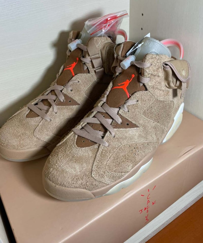 【送料込み／新品未使用】Travis Scott  Air Jordan 6 エア ジョーダン 6 'Travis Scott' 発売日. Nike SNKRS