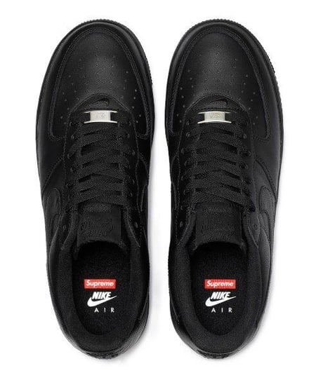 【送料込/最安値】新品 NIKE AIR FORCE 1 LOW BLACK "Supreme®"