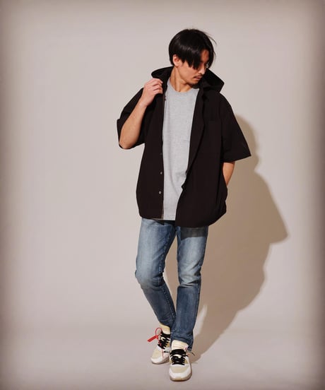 【SAMPLE品／1着限定】4,000円お得！ THE WISDOM 4WAY SHIRT BLACK