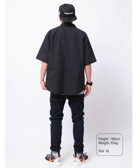 【SAMPLE品／1着限定】4,000円お得！ THE WISDOM 4WAY SHIRT BLACK