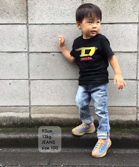 【新価格・在庫限り】Kids Hyper Stretch Denim Jeans Light Blue　19F-226