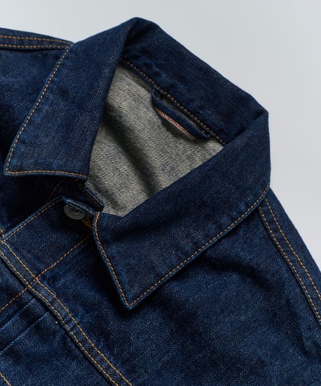 【限定1着】MADE IN YP | RE:LORE『VINTAGE SELVEDGE DENIM JACKET』 INDIGO｜ポケットにタグ無し（別付け）