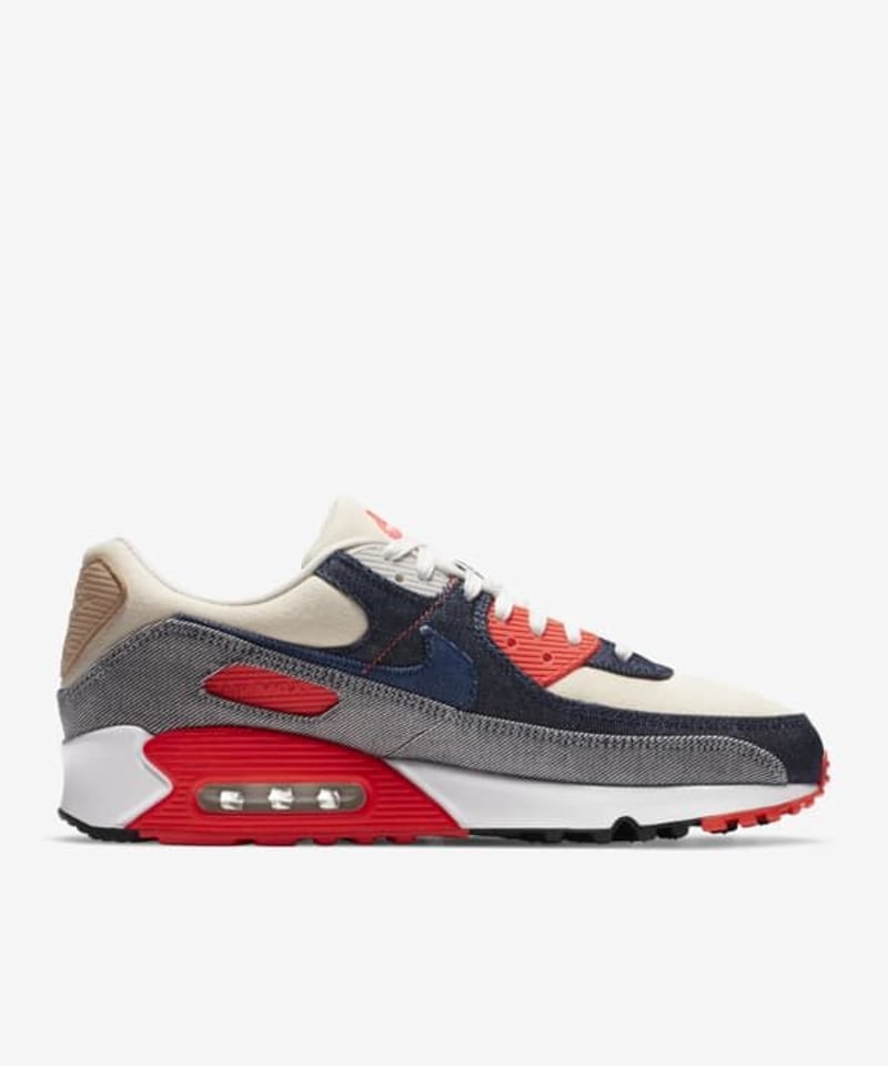 送料込/最安値】新品 NIKE AIR MAX 90 DENHAM DENIM/INFRAR