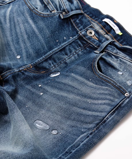 【サンプルも全て完売御礼】14.5OZ／ヘビーオンスハイパーストレッチデニムパンツ　Vintage Mid Blue／ヴィンテージミッドブルー