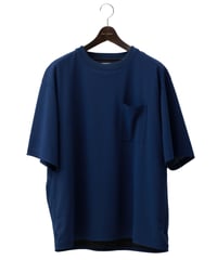 【最後の1着】ご支援額：850万円／メディア多数掲載／日本製・究極の手ぶら・特許超撥水Tシャツ『THE PERFECT TEE』NAVY／ネイビー／紺