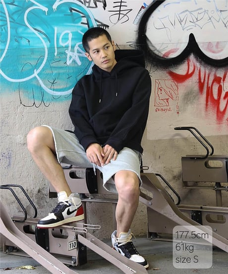 【超撥水・手ぶら】5ポケットスウェットショートパンツ 杢グレーBoxy Cut Off Sweat Short Pants Heather Gray　19S-218