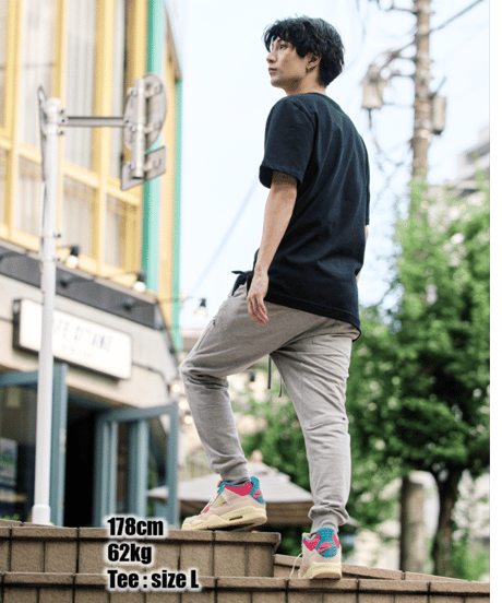 【フジテレビ・チョコプラさん着用】元祖・超撥水Tシャツ／再入荷不可・特別価格・メディア多数掲載／Box Pocket Side Slit Tee Black