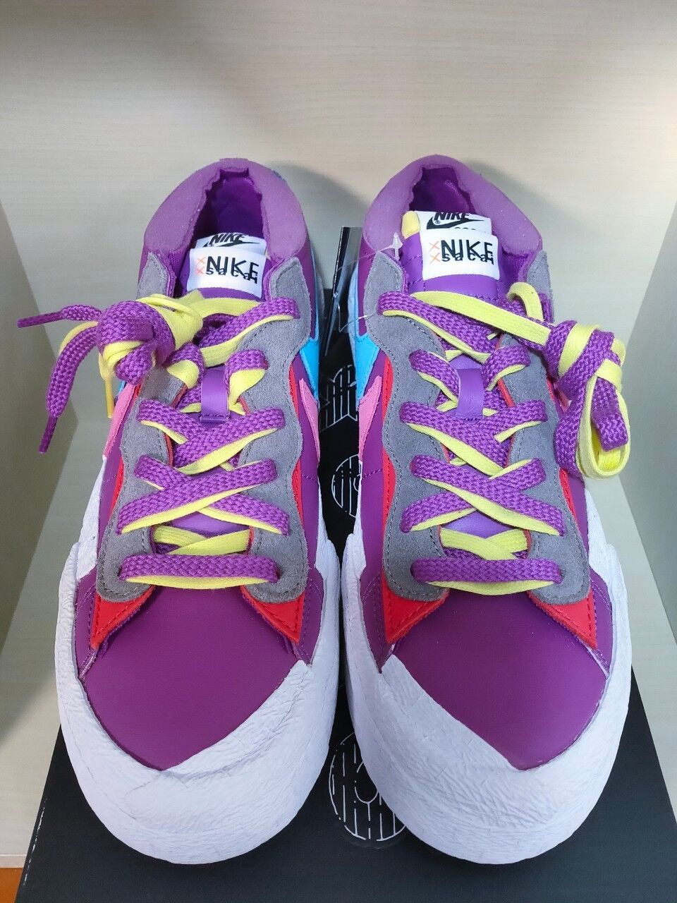 【愛品館市原店】未使用品sacai x KAWS ブレーザー LOW 定価以下／激安販売】新品NIKE BLAZER LOW/SACAI/KAWS ブレーザー L