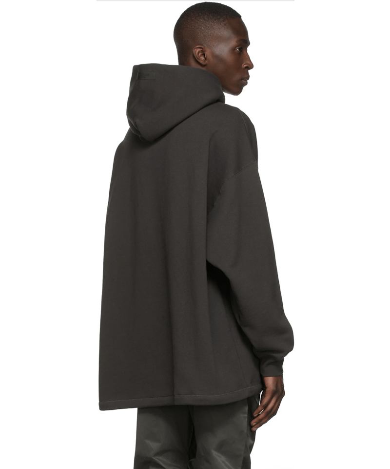 正規品 ESSENTIALS エッセンシャル ブラック フード パーカー 裏起毛 本物・新品・送料込み】ESSENTIALS Black Relaxed Hoodie エッセ