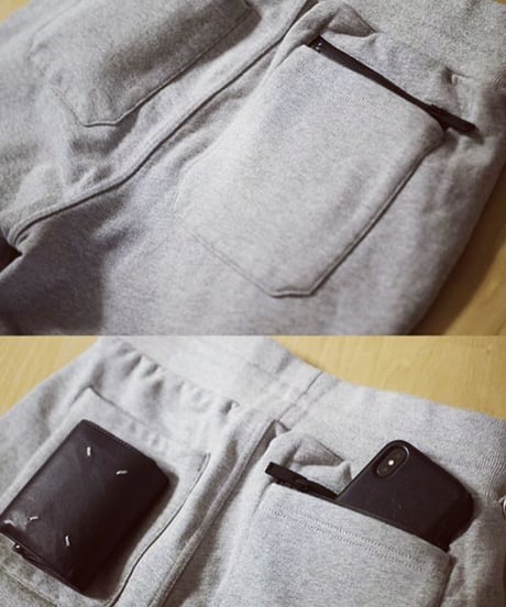 【超撥水・手ぶら】5ポケットスウェットショートパンツ ブラック 黒 Boxy Cut Off Sweat Short Pants Black　19S-218