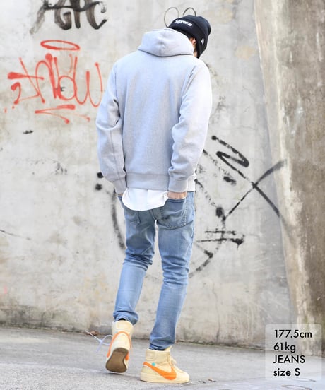 【ラスト1着・超撥水・脚長効果】14.5OZ／ヘビーオンスハイパーストレッチデニムパンツ Vintage Light Blue／ライトブルー／淡色