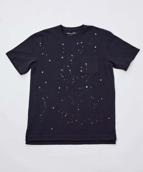 【フジテレビ・チョコプラさん着用】元祖・超撥水Tシャツ／再入荷不可・特別価格・メディア多数掲載／Box Pocket Side Slit Tee Black