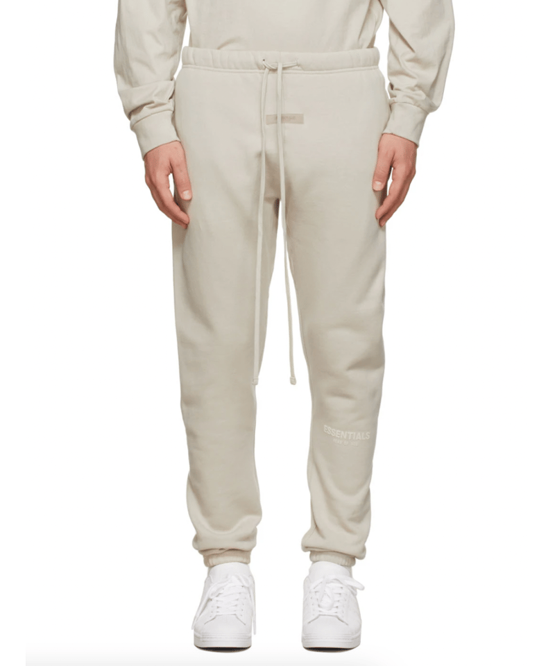 値下げessentials ベージュ ロゴ ラウンジ パンツ 本物・新品・送料込み】ESSENTIALS Beige Relaxed Sweat Pant